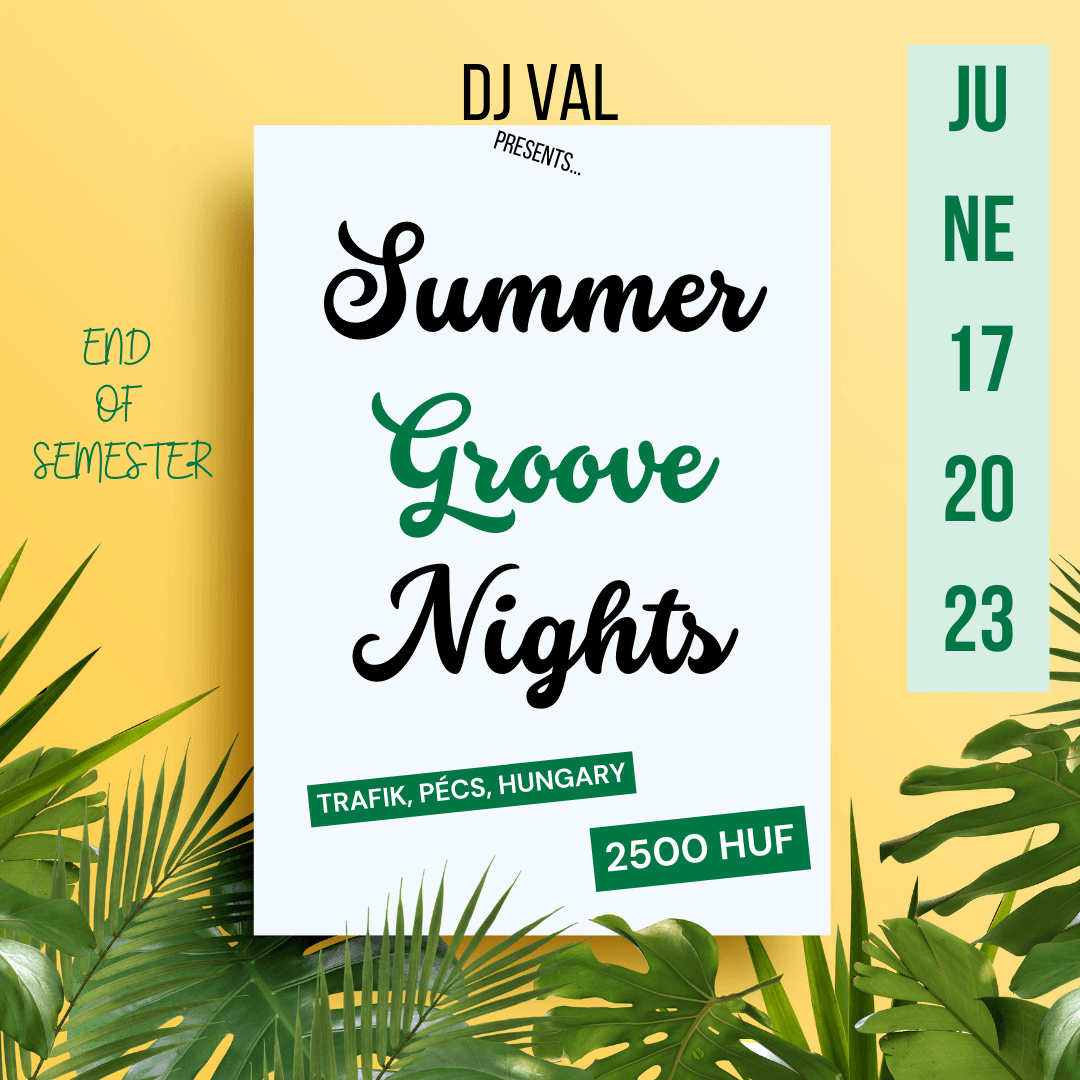 Summer Groove Nights's banner